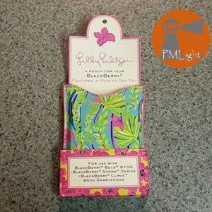 Lilly Pulitzer New Phone Pouch "Nice to See You" Floral Pattern